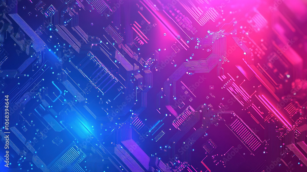 Poster futuristic technology concept. abstract circuit board background. abstract digital technology. high-