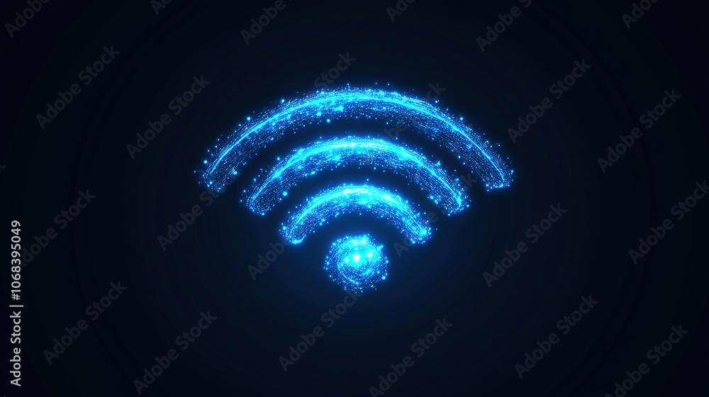 Poster wireless connection icon. internet network connection technology. internet connection and data trans