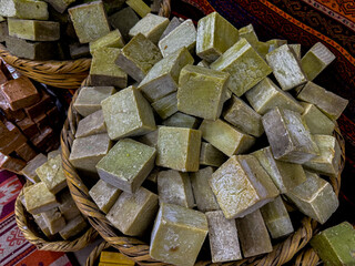 Siirt - Bıttım soap is obtained from special wild pistachio and terebinth oil.