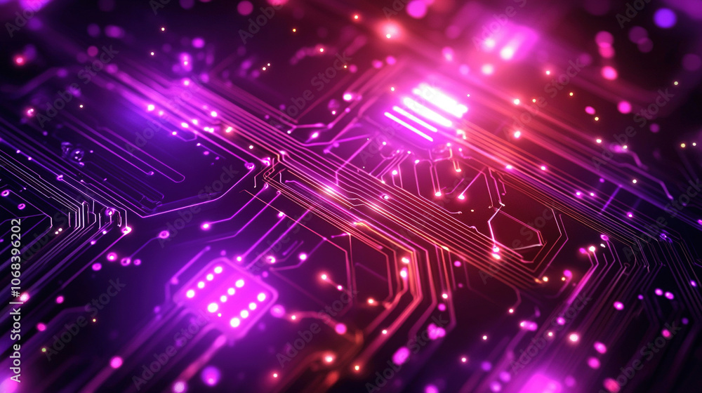 Poster futuristic technology concept. abstract circuit board background. abstract digital technology. high-