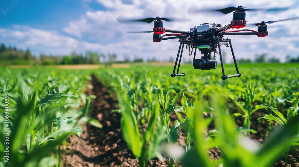 Poster a smart irrigation system that uses ai to monitor soil conditions and optimize water usage, promotin
