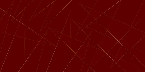 Soft light red and golden abstract minimal elegant futuristic geometric triangular background. High-tech geometrical polygonal Layout template. Decorative web business banner technology concept.