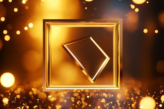 Glowing neon banner on concrete wall background with reflections. Style and design concept. Mock up, 3D Rendering