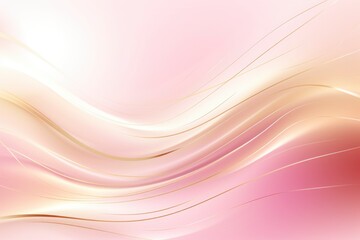 Fototapeta premium Abstract gold and light pink wave background