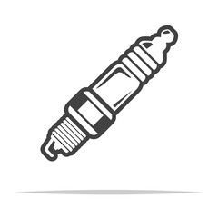 Spark plug outline icon transparent vector isolated