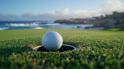 Golf Ball on Green