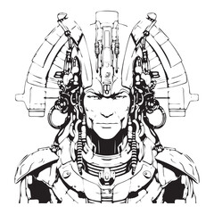 Futuristic Pharaoh A Mecha Interpretation of an Ancient Egyptian God
