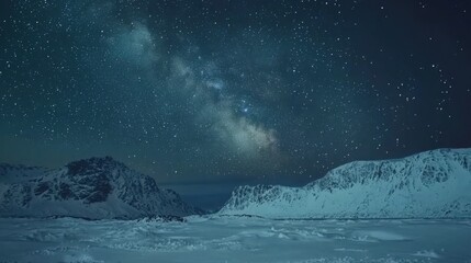 Lofoten Winter: Arctic Splendor under the Milky Way