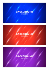 Blue, red and purple gradient background with light variations