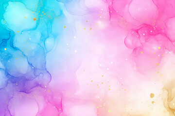 Abstract Fluid Art with Alcohol Ink in Vibrant Purple, Blue, and Gold Hues – Modern, Ethereal Designs for Backgrounds, Invitations, and Creative Projects