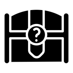 Mystery box Solid Icon