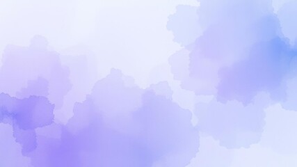 Obraz premium Soft and dreamy watercolor background in shades of blue and purple, artistic