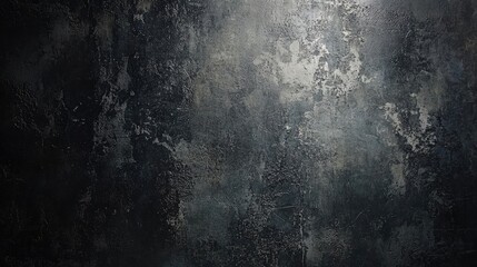 Obraz premium Rustic cement wall texture highlights contrasting dark and light spots, perfect for industrial design projects. This textured backdrop offers abundant copy space for creative use.
