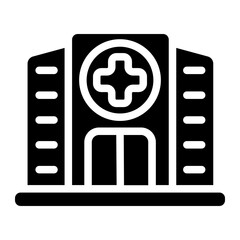 Obraz premium Hospital Solid Icon