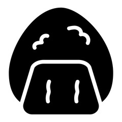 Onigiri Solid Icon