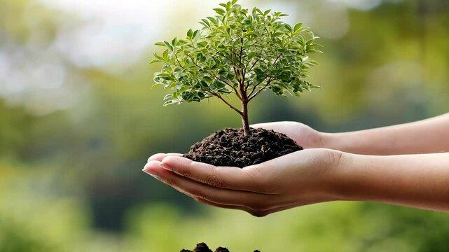 Growing together for planet: individuals uniting to plant tree seedlings, ecology, sustainability, social responsibility while teaching future generations importance of nature,