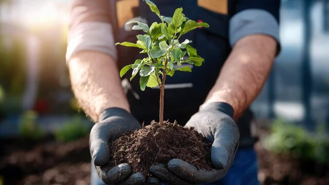 Growing together for planet: individuals uniting to plant tree seedlings, ecology, sustainability, social responsibility while teaching future generations importance of nature,