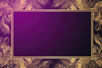 indian style antique gold floral pattern background wallpaper with copy space