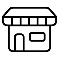 Food court Line Icon