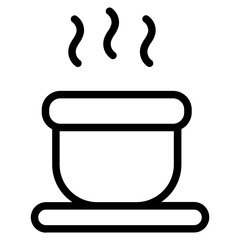 Hot tea Line Icon