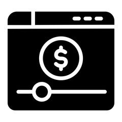 Monetization Solid Icon