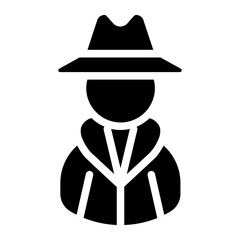 Spy Solid Icon