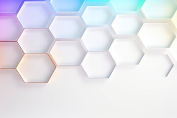 Futuristic geometric organic pattern background wallpaper with copy space