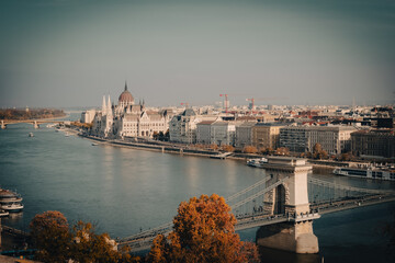 city skyline at night