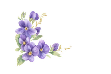 Obraz premium Delicate purple flowers with soft petals, perfect for backgrounds, invitations, or seasonal designs, transparent background.
