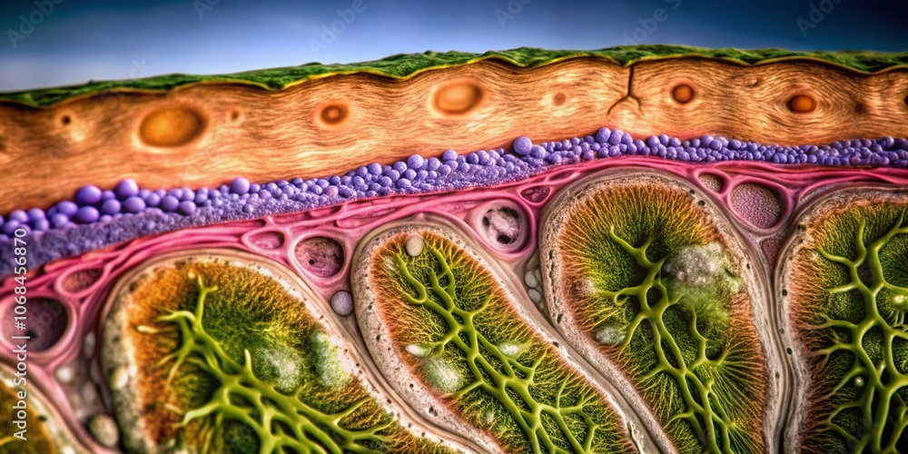 Aufkleber understanding the subdermis: a detailed look at skin layers with emphasis on structure and function,