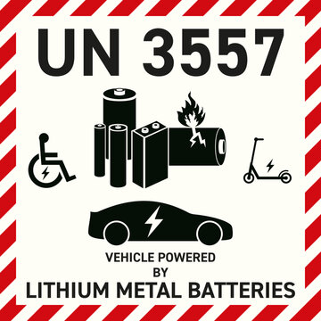 UN3557 vehicle battery