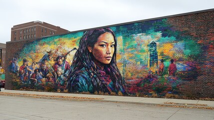 Inspiring Female Leader in Community Mural Art