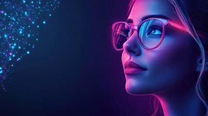 Energetic Female Leader in Tech Startup Environment