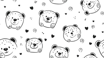 Abstract seamless pattern