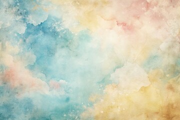 Fototapeta premium Vintage Style Abstract Watercolor Texture Background for Artistic Projects, Perfect for Home Decor, Print Design, and Creative Digital Artwork