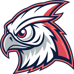 Eagle Head, Mascot vector art illustration eps
