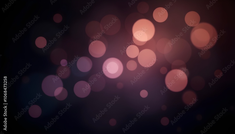 Aufkleber soft focus bokeh background in warm shades for web design