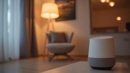 Fototapeta premium Modern Living Room with Cozy Atmosphere