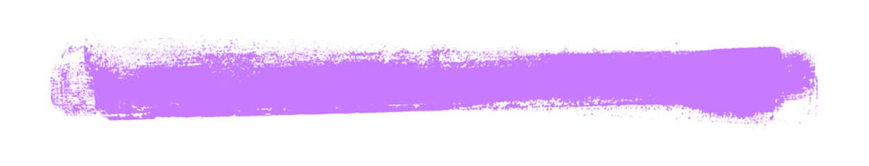 Pinselstreifen in lila - Linie gemalt mit einem Pinsel