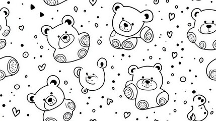 Abstract seamless pattern