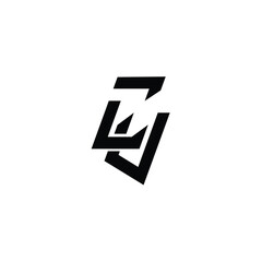 Obraz premium CV monogram logo design letter text name symbol monochrome logotype alphabet character simple logo