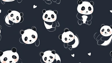 Abstract seamless pattern