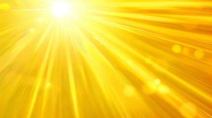 Obraz premium Warm yellow sunlight shines down.