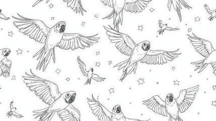 Abstract seamless pattern