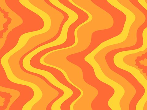 Abtrack orange wave background