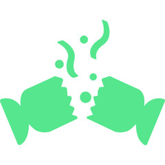 Happy birthday single vector icon