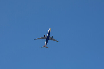 Airplane in the sky
