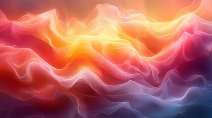 Obraz premium an abstract light background bursting with soft, luminous colors blending seamlessly, creating a dreamy atmosphere perfect for a modern artistic presentation or design