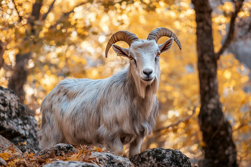 Obraz premium A wild animal in the forest created with generative ai technology