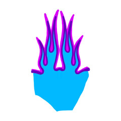 Obraz premium Flames design